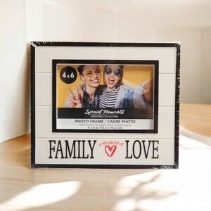Special Moments Photo Frame 4x6 Wall Mount Easel Back Family A Whole Lot Of Love